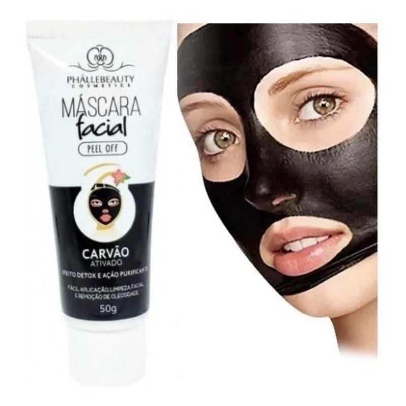 Máscara Facial Peel Off Carvão Ativado