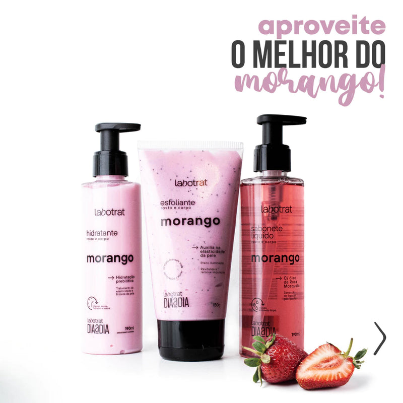 Kit Dia a Dia Cuidados Diários Rosto e Corpo Esfoliante, Hidratante e Sabonete Labotrat