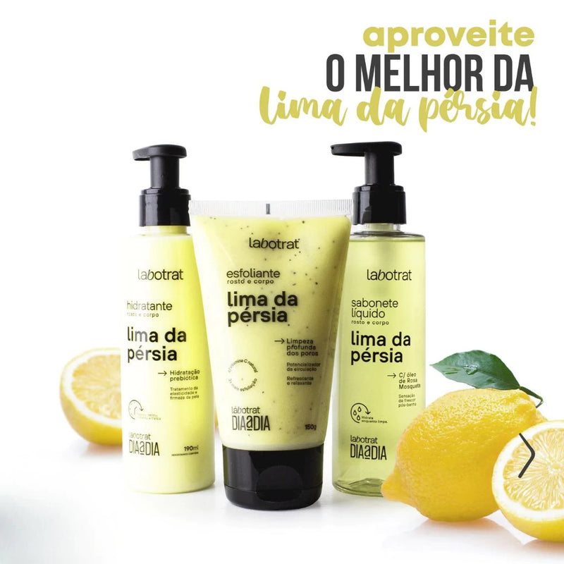 Kit Dia a Dia Cuidados Diários Rosto e Corpo Esfoliante, Hidratante e Sabonete Labotrat