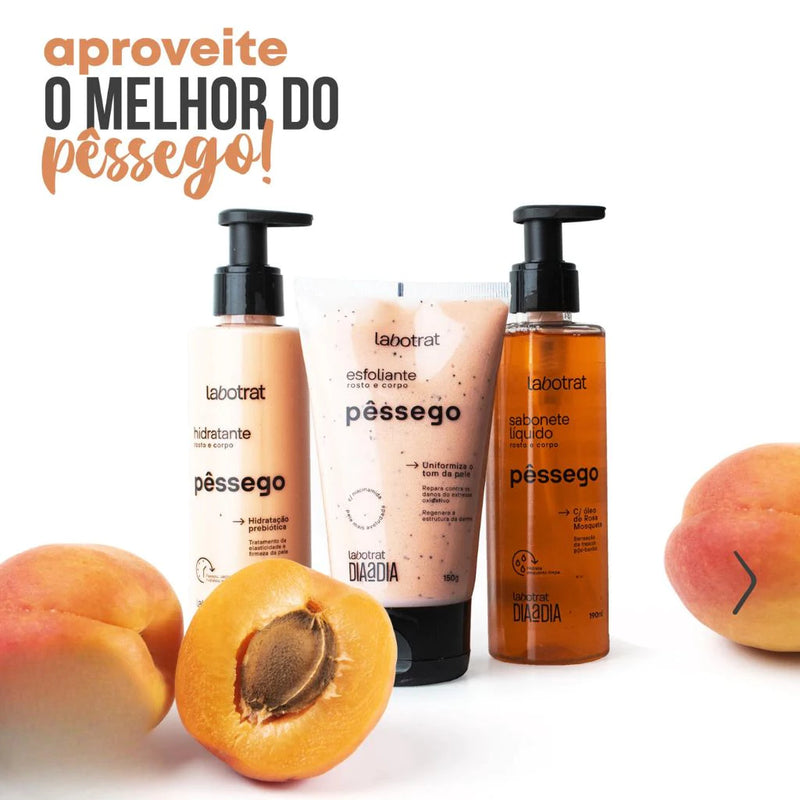 Kit Dia a Dia Cuidados Diários Rosto e Corpo Esfoliante, Hidratante e Sabonete Labotrat