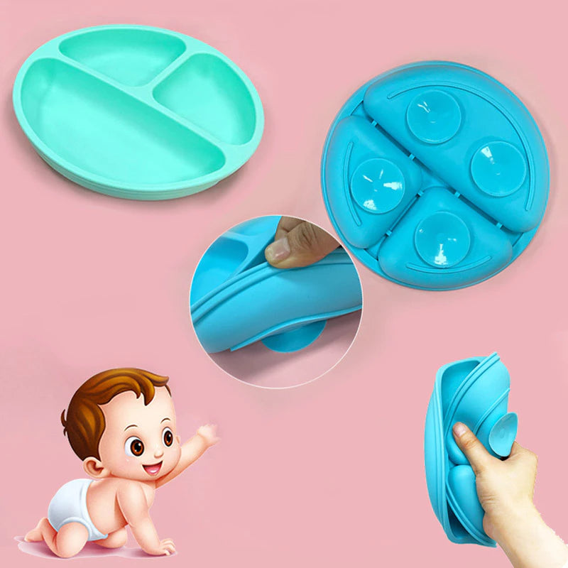 Talheres de Silicone para Bebês