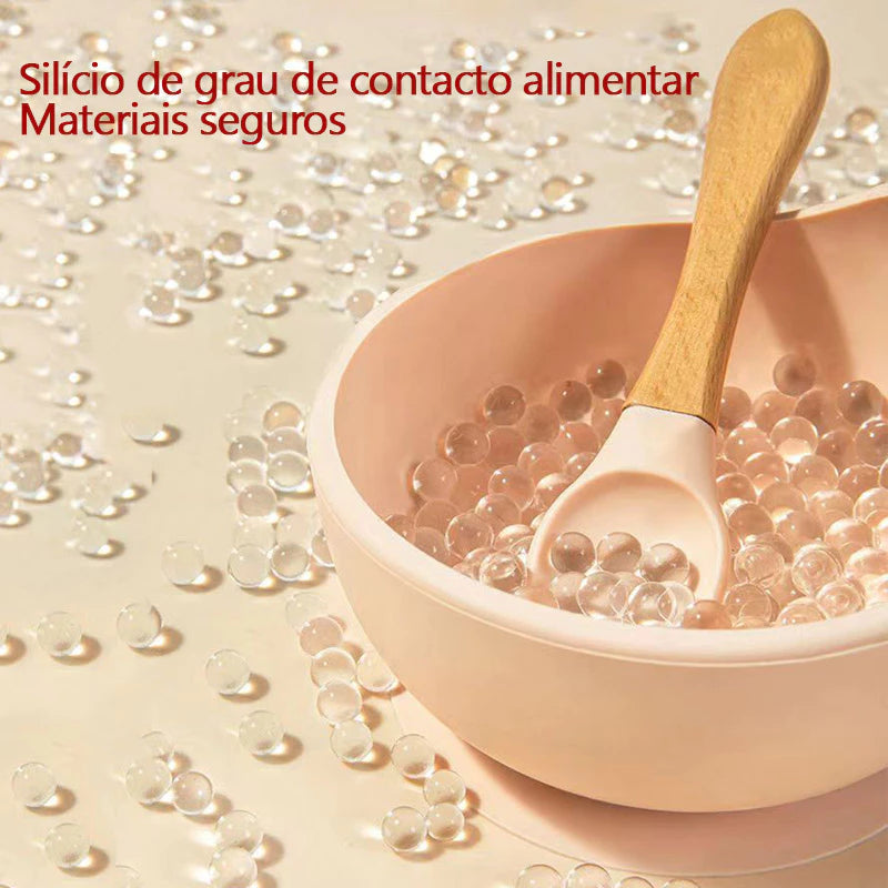 Talheres de Silicone para Bebês