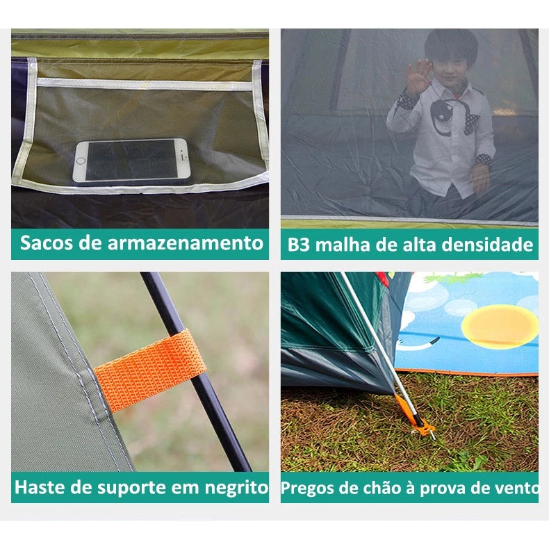 Barraca Camping A tenda "O Espaço Desafogado" 4/5 Pessoas