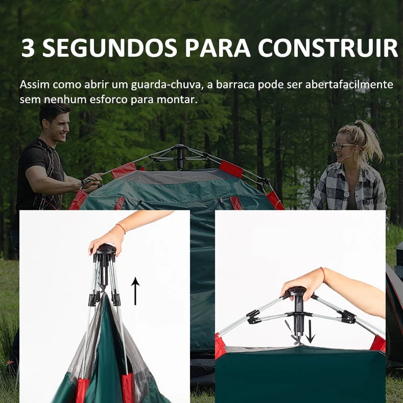 Barraca Camping A tenda "O Espaço Desafogado" 4/5 Pessoas