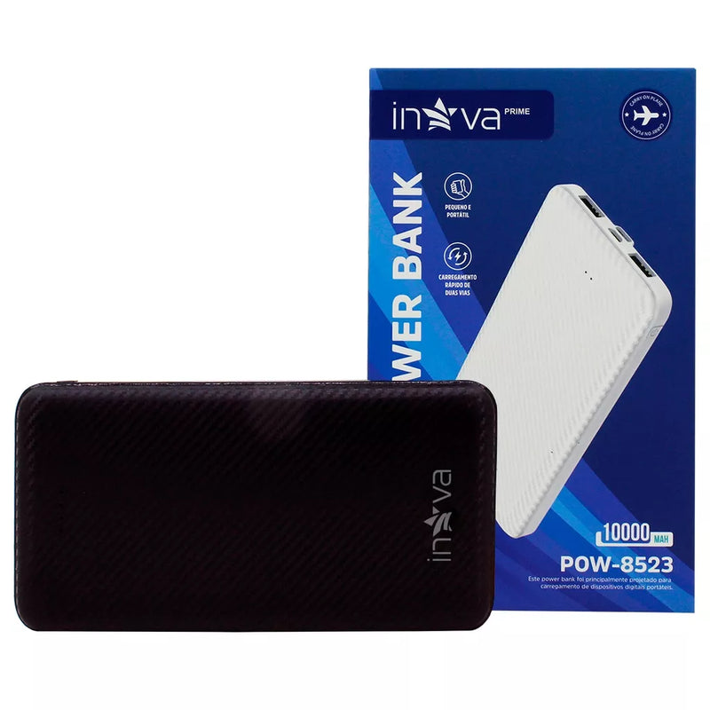 Carregador Portátil Power Bank 10000mah Universal 2 Saídas