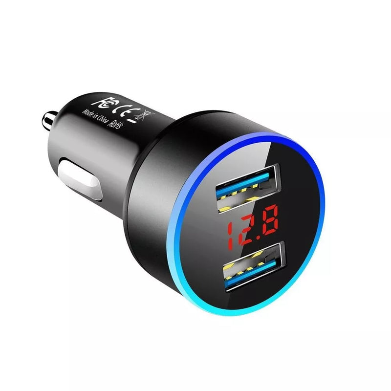 Carregador Automotivo 4 Portas USB Turbo para Android e iPhone